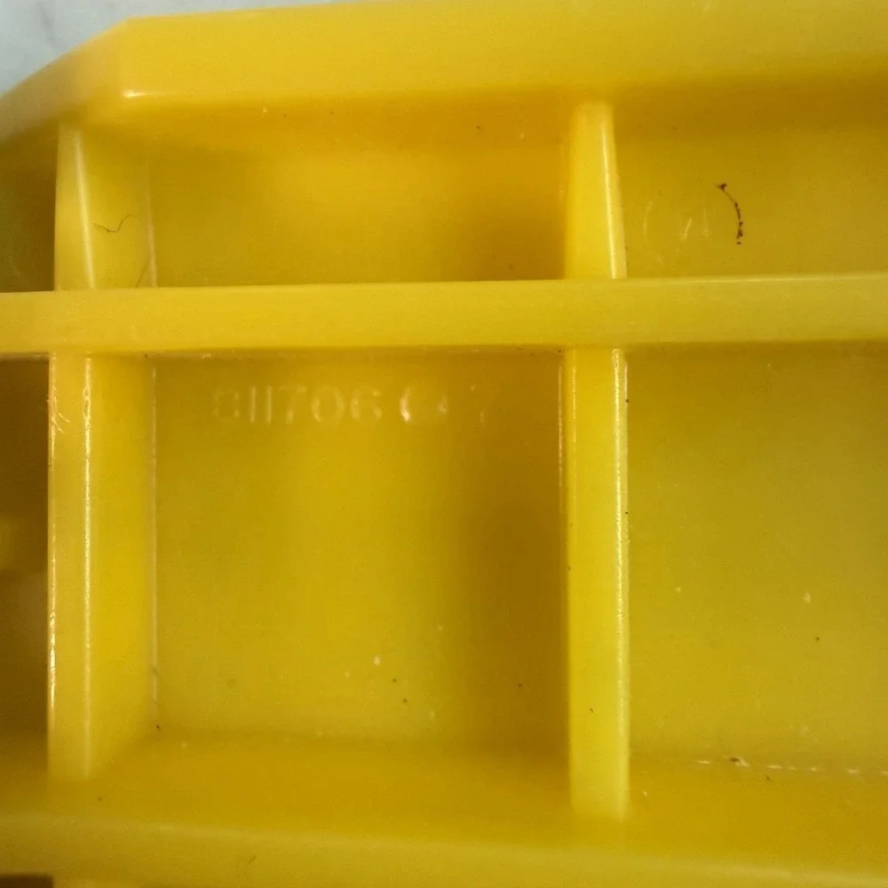 Vtg 1981 Mini Tonka Yellow Semi Truck Lowboy Trailer & Crawler Bulldozer Set